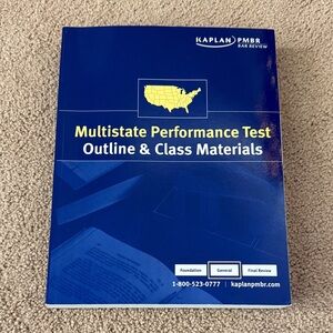 Kaplan PMBR Blue and Yellow Performance Test Guide